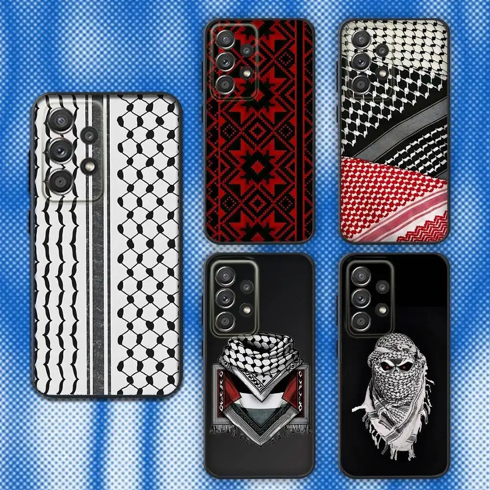 

Hattah Keffiyeh Fashion Phone Case For Samsung S25,S24,S21,S22,S23,S30,Ultra,S20,Plus,Fe,Lite,Note,10,9,5G Black Cover
