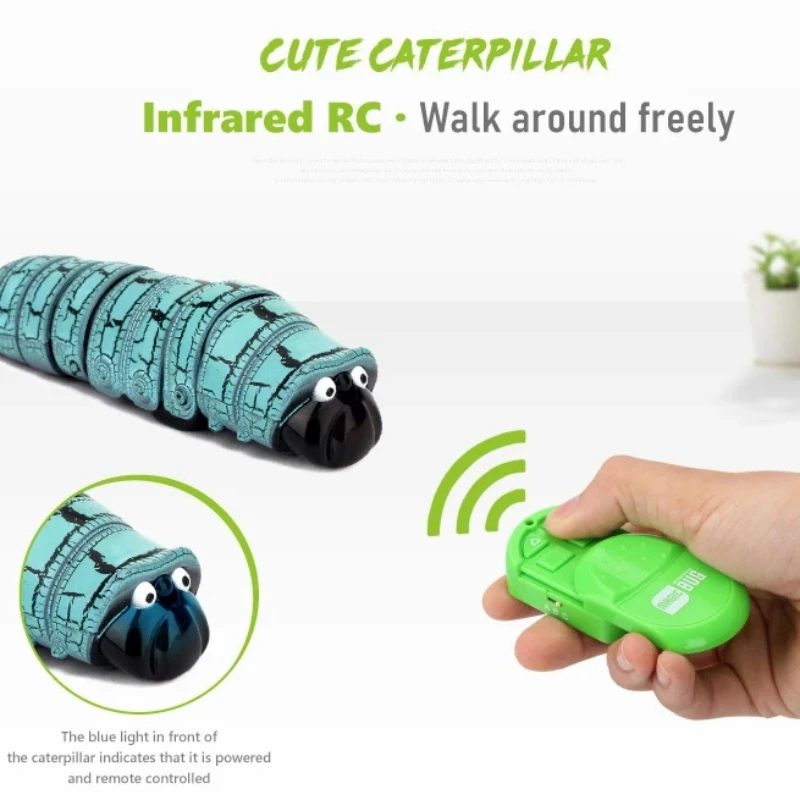 Halloween Rc Insect Simulation Tricky Radio Controlled Caterpillar Electric Machine regalo di natale giocattoli per bambini per ragazzi Pet Cat