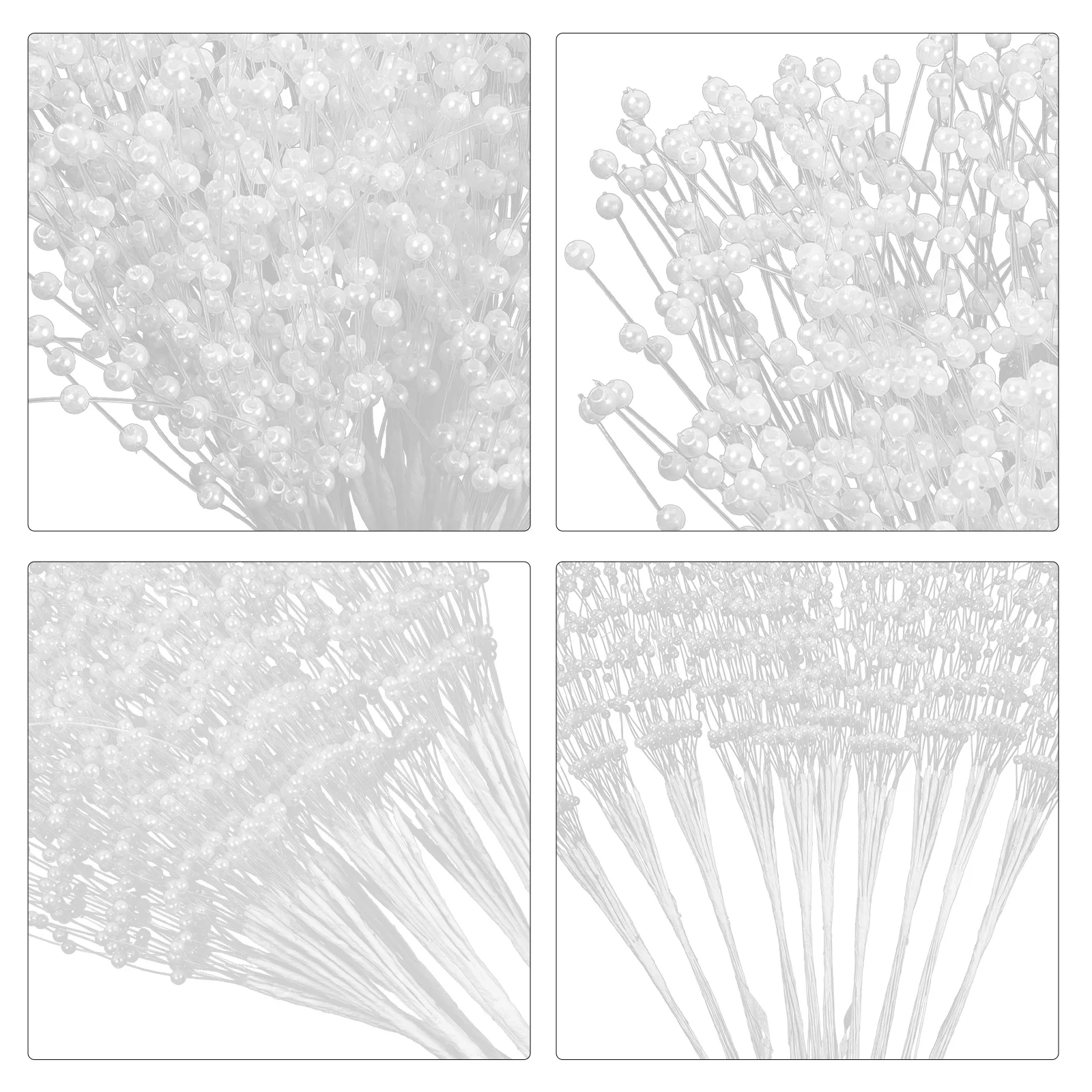 

100 шт., цветочные палочки из бисера, жемчужные букеты, сделай сам, свадебные украшения, искусственный цветок, стебель для гирлянды, корсажи, центральная часть стола