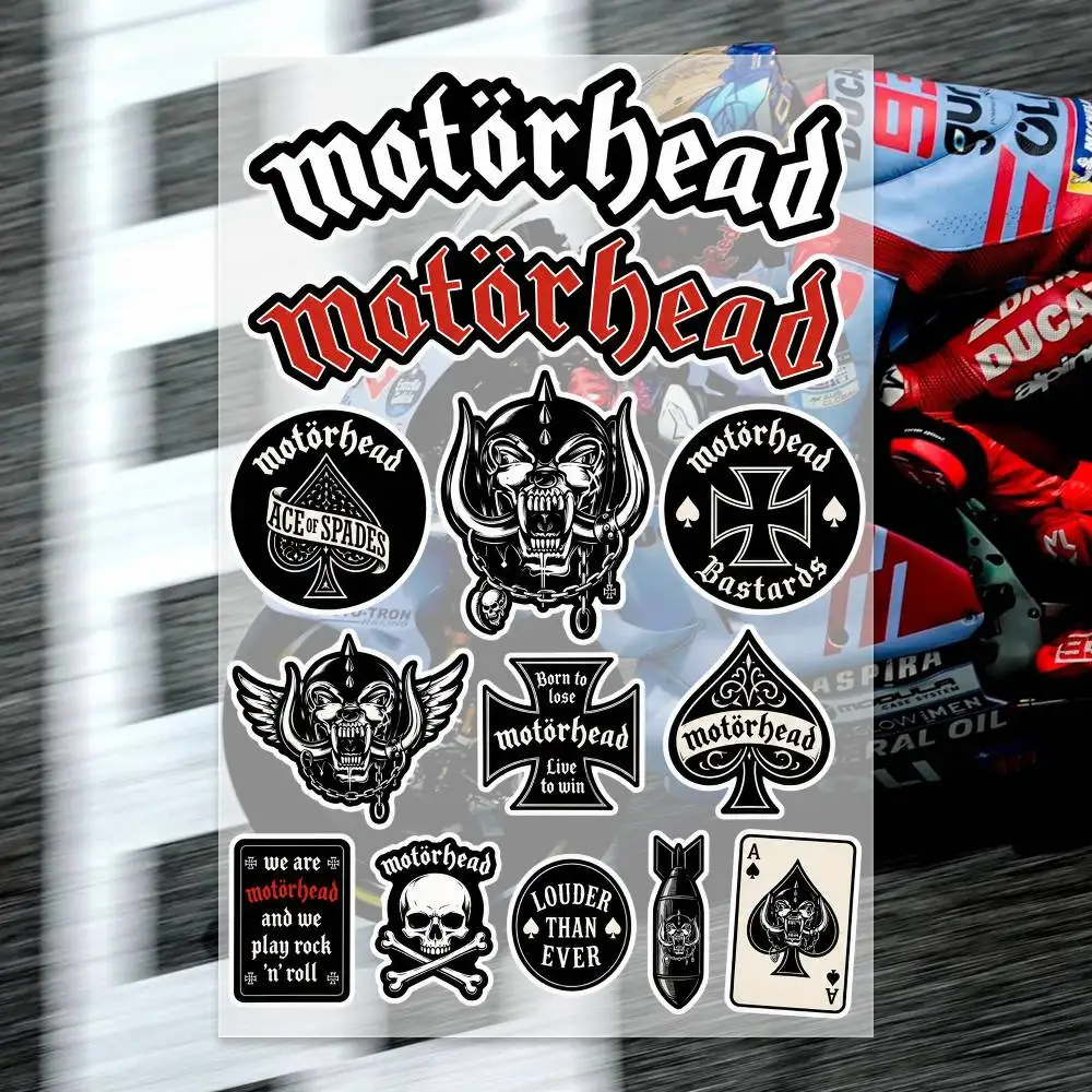 M-otorhE-A-D Stickers Moto Sticker Auto Body Bumper Windows Motorcycle Laptop Walls Vinyl Decal Car Tuning Accessories