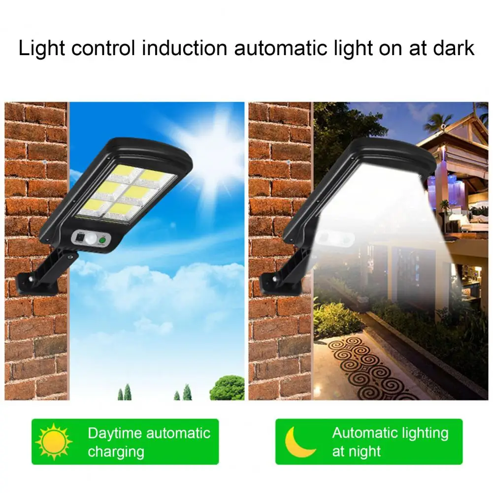 Compact Wall Light Convenient Solar Street Light Water Resistant High-Efficiency Adjustable Super Bright Wall Light