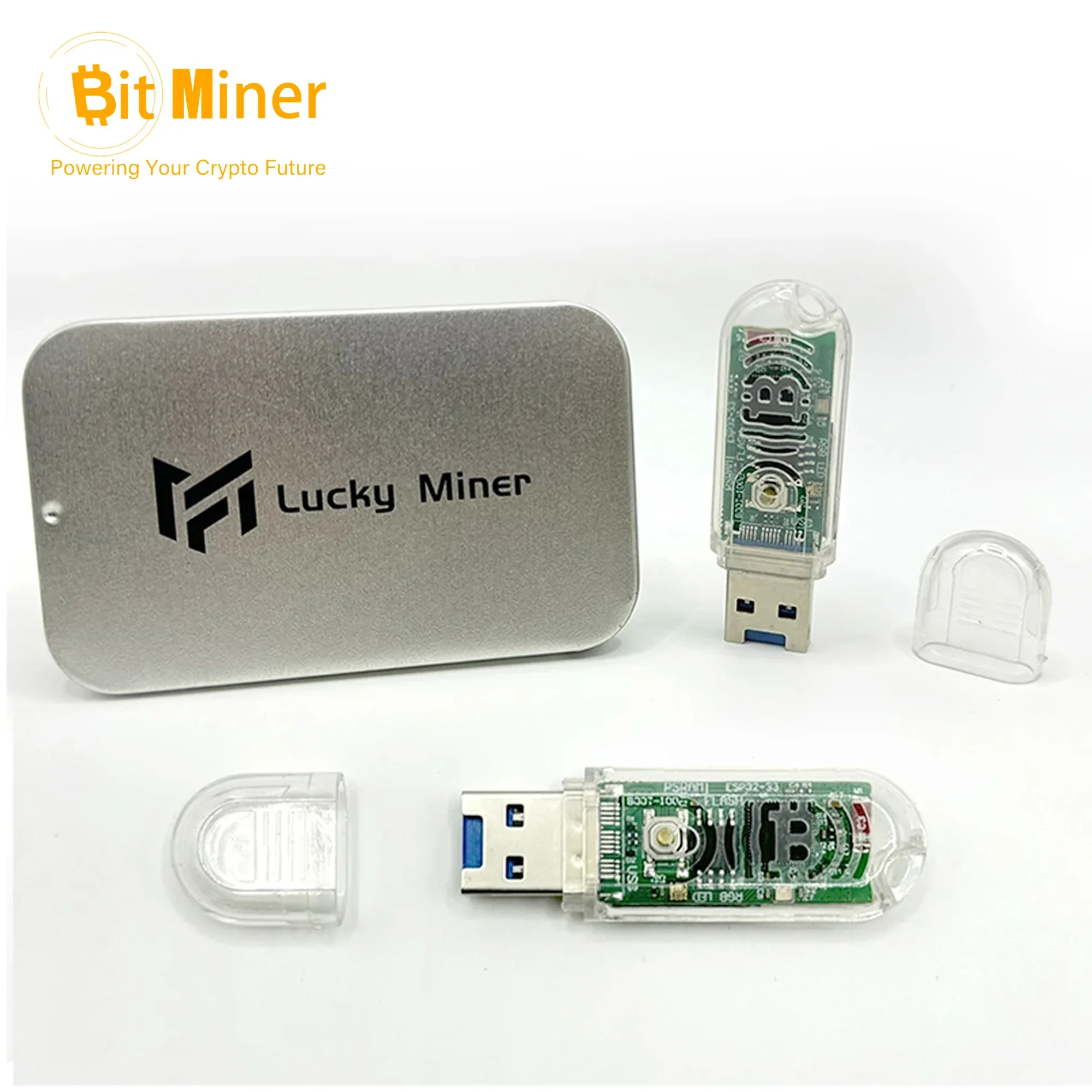 Btc solo miner New SOLO USB Lottery Machine BTC Nerdminer 2nd Gen Thumb USB Mini Lotto Machine