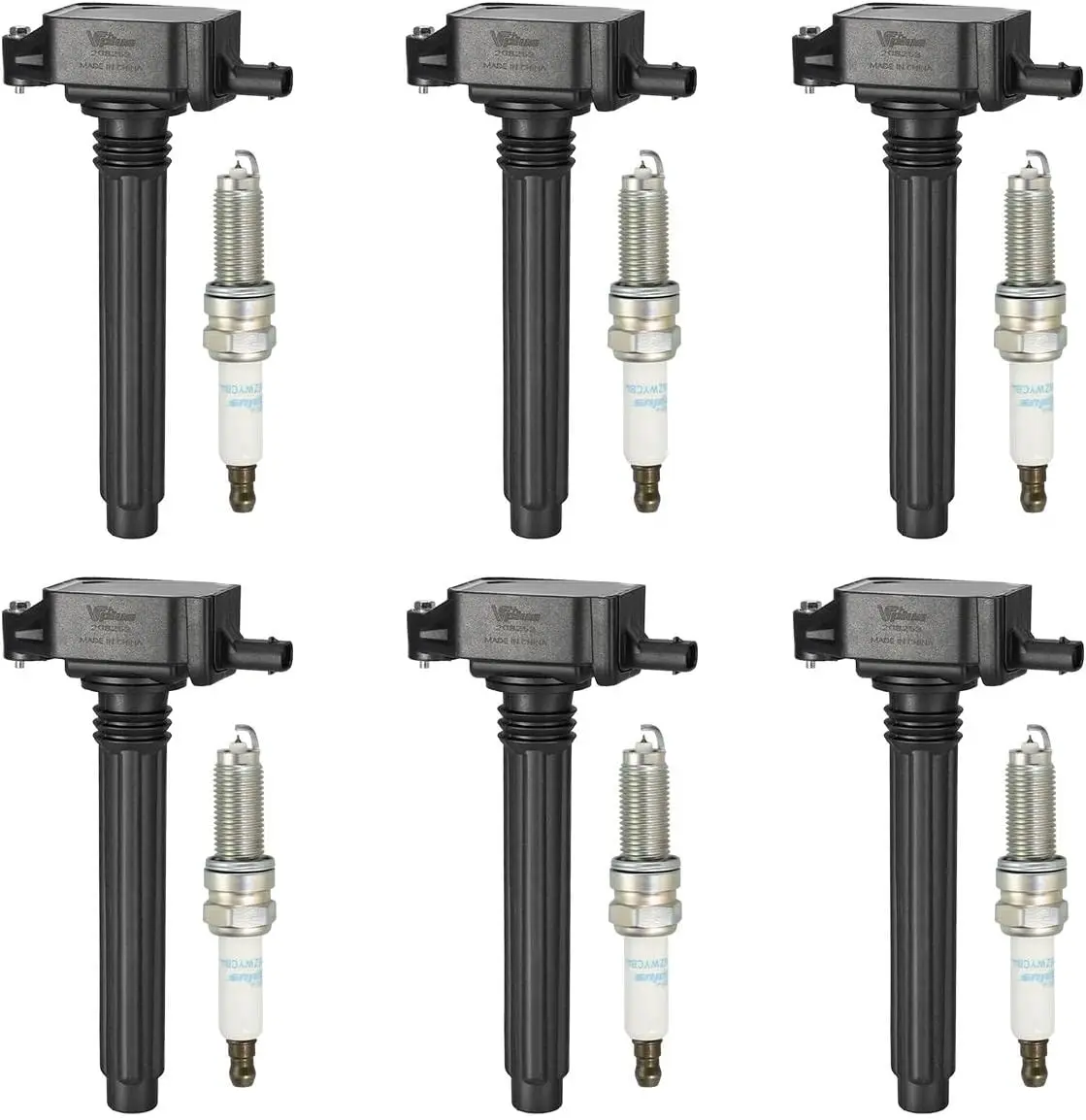 

6Pack Performance Ignition Coil & Iridium Spark Plug For Dodge Jeep Ram UF648 Wear Part Ignition System Ignition Coil Accessorie