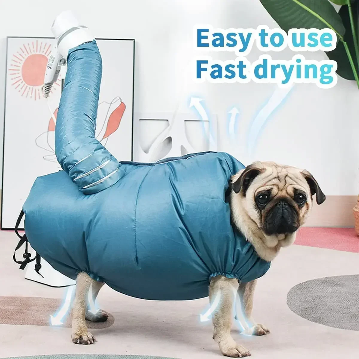 Foldable Fast Drying Bag for Dogs, Portable Hair Blower, Convenient Storage