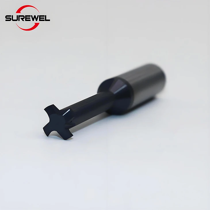 SUREWEL 30 ° Trapezgewindefräser HRC65 Hartmetall-Schaftfräser CNC-Bohr- und FräsmaschineHerstellung von 50 mm 75 mm 100 mm Wolf – Detail 6