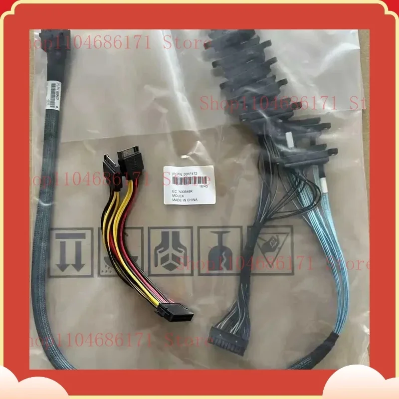 L NEW FOR MOLEX 12G Mini SAS CABLE 2 SFF-8643 to 8 SAS SATA 8482 HDD Server Raid Data Cable 00KF472