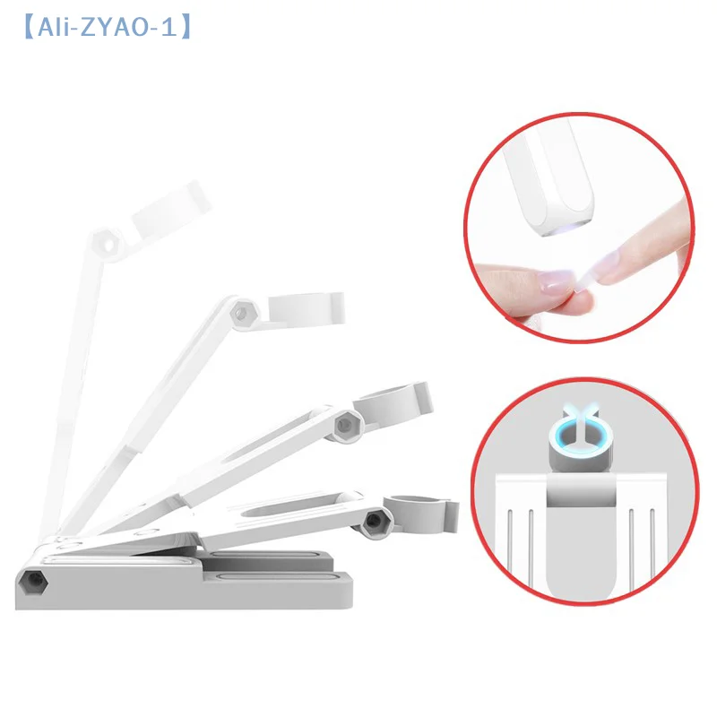 【ZYAO-1】Stojak na lampę do paznokci, ręczny uchwyt, mini suszarka UV LED, uchwyt do fototerapii, narzędzia do manicure DIY w salonie