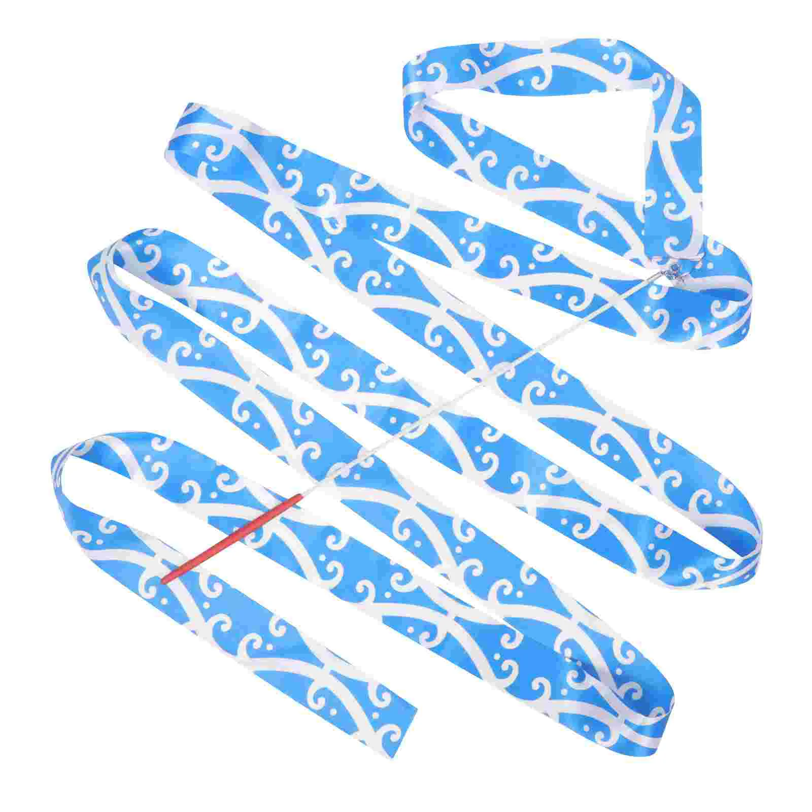 

Gymnastics Ribbons 5cm Wide 4m Silk Dancing Ribbons Child Performance Props Portable Gymnastics Accessories