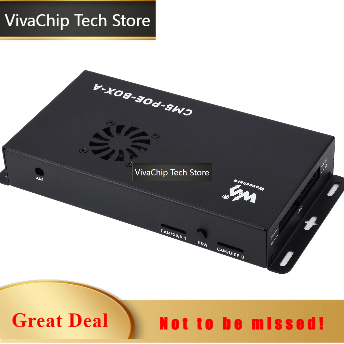 VivaChip TechCM5 IO Carrier Board Projects USB POE Ethernet HUB Expansion for RasPi RPI Raspberry Pi Compute Module 5 Lite eMMC