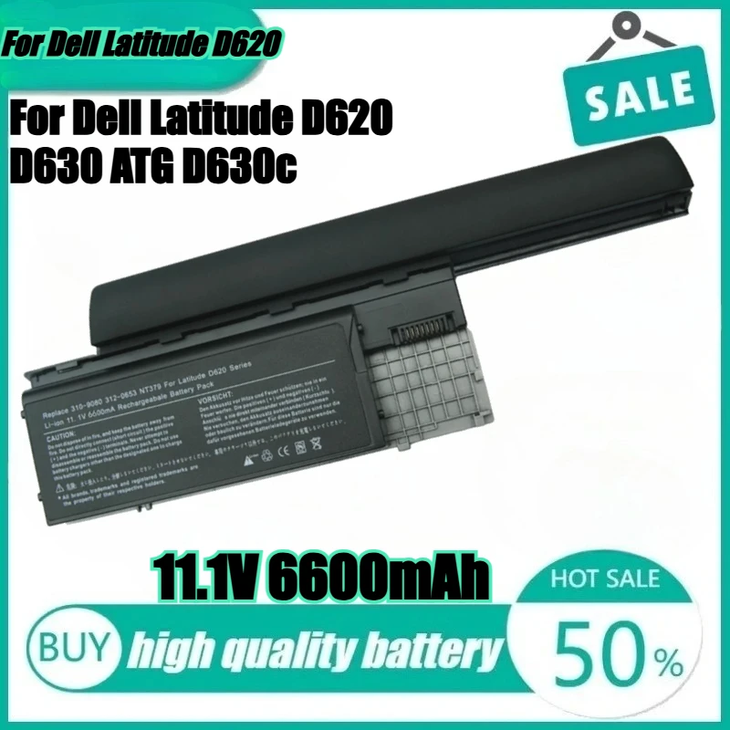 

New High Quality Laptop Battery for Dell Latitude D620 D630 ATG D630c FOR Precision M2300