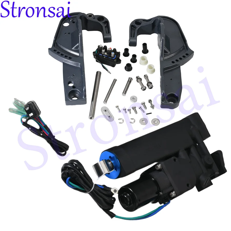 

Outboad Power Tilt Trim Unit/Clamp Bracket Set 65W-43800 for Yamaha 2T 40HP 4T 25HP 65W-43111-00-4D 65W-43112-00-4D
