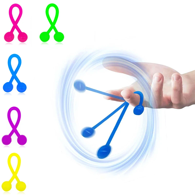 

10PCS TPR Begleri Fidget Toys For Kids Teens Boys Girls Party Favors Stocking Stuffers Birthday Gifts Carnival Classroom Prizes