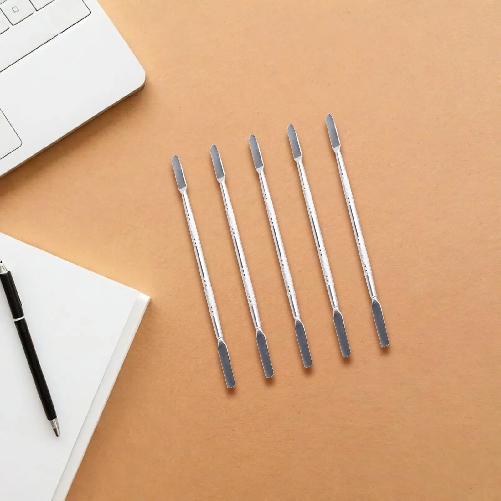 5Pcs Stainless Steel Spudger Durable Double-End Repairing Stick Opening Pry Tool for Phone Laptop Tablet Laptop Spudger