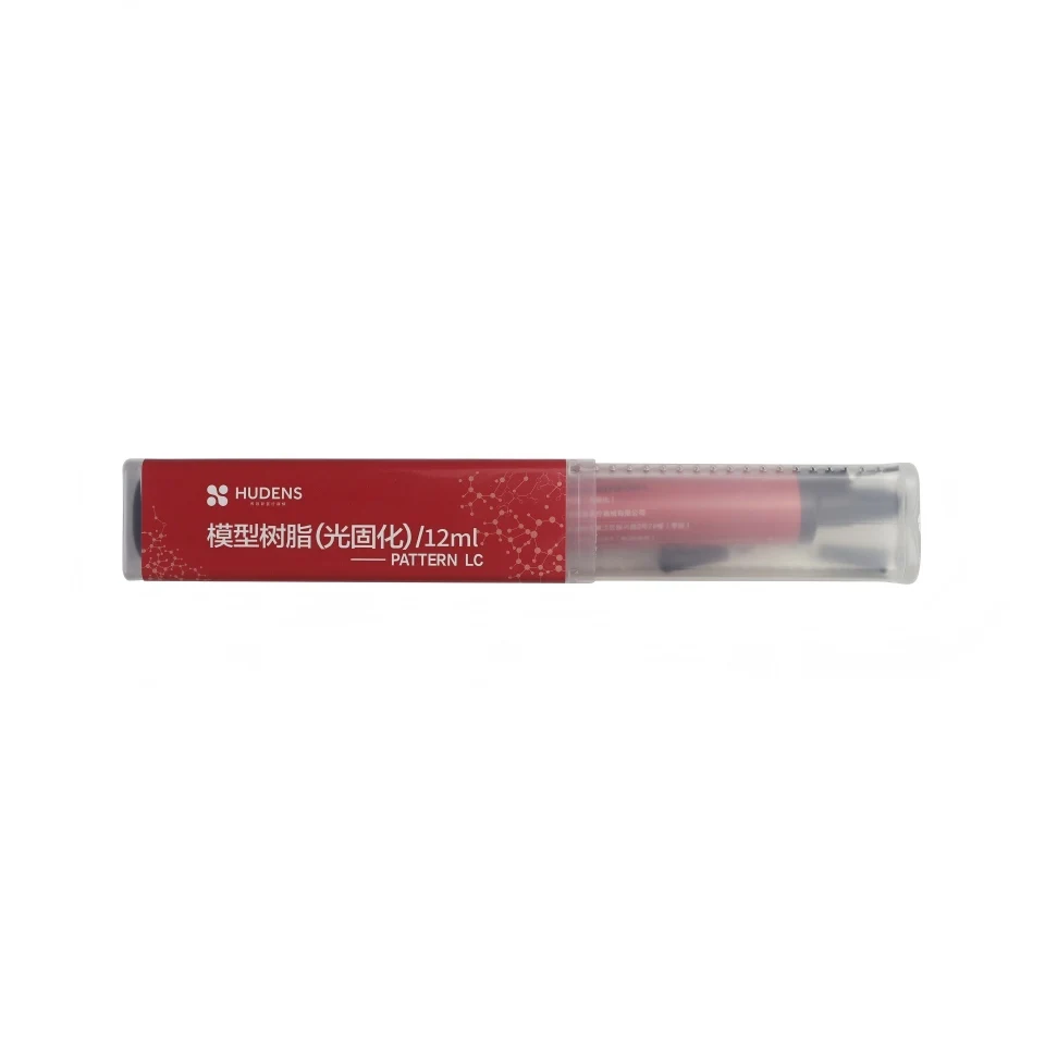 Dental Laboratory Pattern LC Resin 12ml Light Cure Modeling Material for Accurate Casting Precision Framework Bridge Red Resin