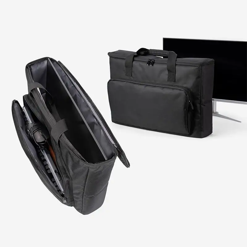 24/25/27/32 Zoll Monitor-Tragetasche mit Polsterschaum Stoßfest Vollschutz Reise-Tragbare Computerbildschirm-Tasche – Detail 5