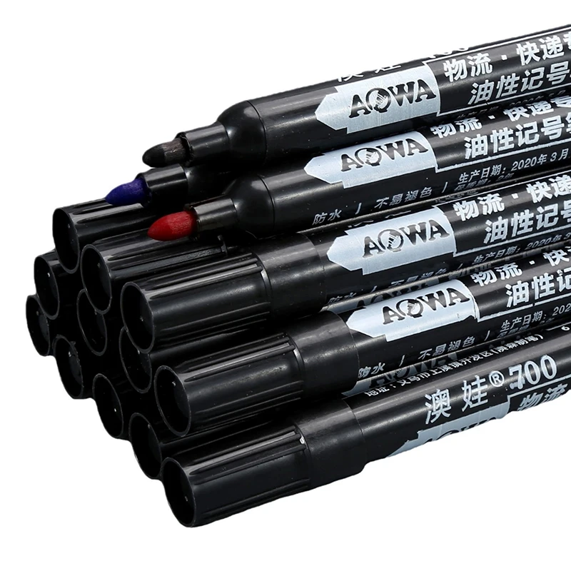 Marker Large Capacity Can Add Ink Oil For Marking Large Head Pen Non-fading Shipping Mark Pen Wholesale
