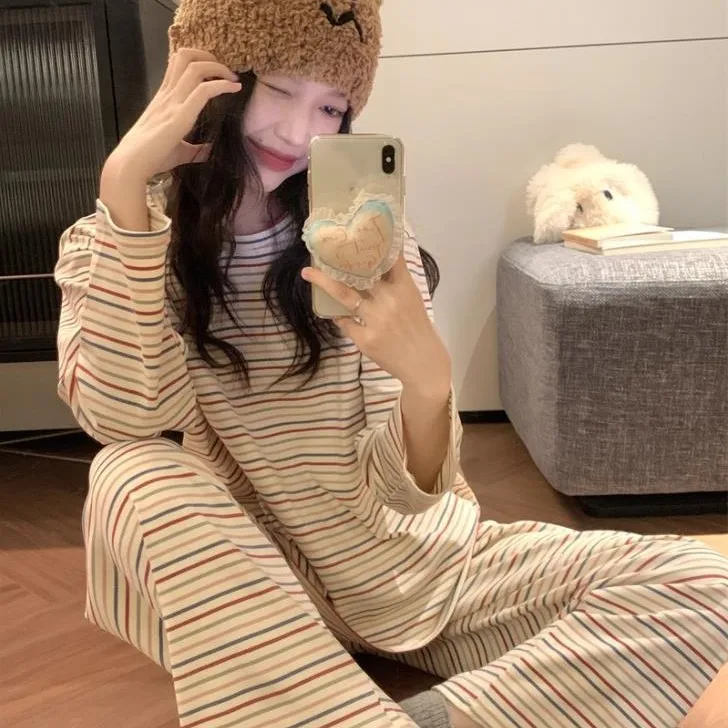 Pjs مجموعة النساء بيجامة مجموعة المرأة بيجامة شتوية دافئة ملابس المنزل العصرية منامة لطيف وناعم بيجامة مجموعة لطيف ملابس المنزل