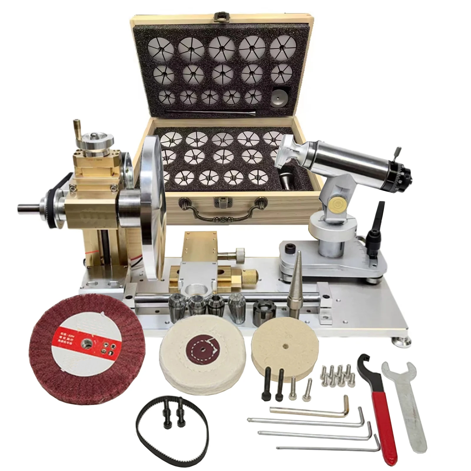 Watchmaker Multi-Function Lathe, Milling, Grinding, and Polishing Machine Watch Case Refurbishment, Polishing, and Brushing