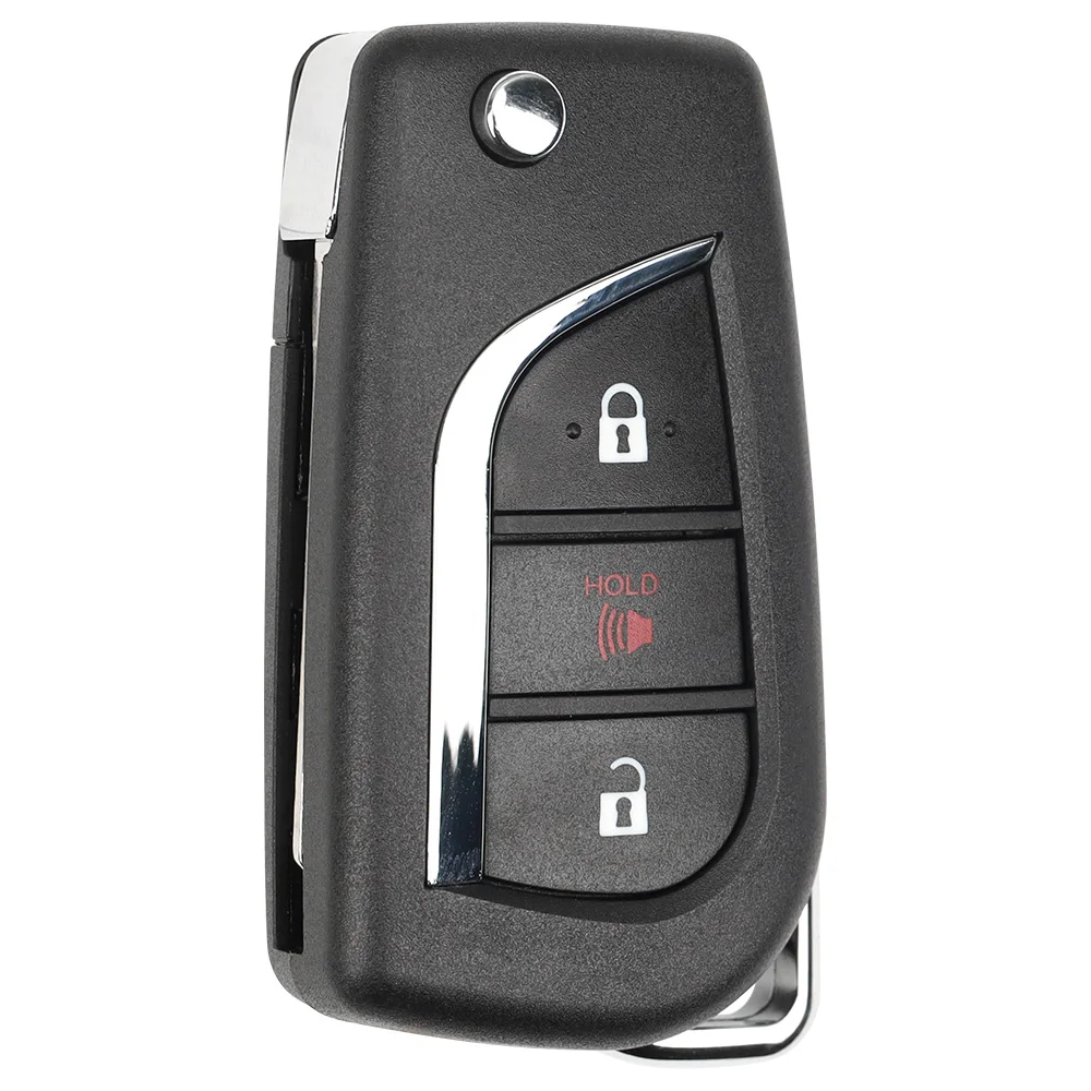 Liberty 8A H Chip 312/314MHz Flip Car Remote Control Key Fob FCC GQ4-73T HYQ12BFA For Toyota RAV4 Vios Hilux Yaris TOY48 Blade