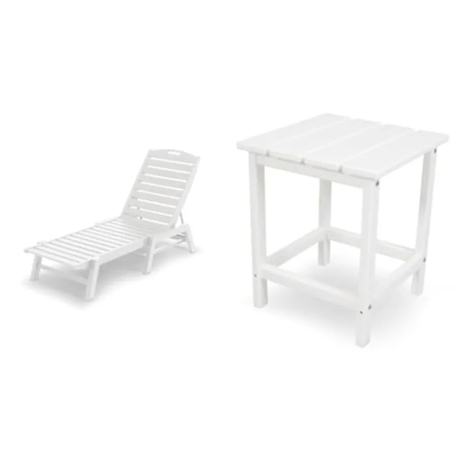 

Комплект садовой мебели из 2 предметов: шезлонг Long Island и приставной столик 18, цвет тик, с повышенной устойчивостью к атмосферным воздействиям