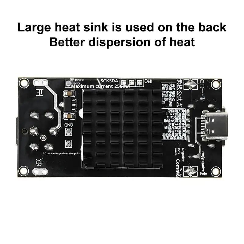 وحدة شاحن اللوحة الأم PD100W/PD140W عالية السرعة، أداة DIY لسطح المكتب ذات البروتوكول الكامل