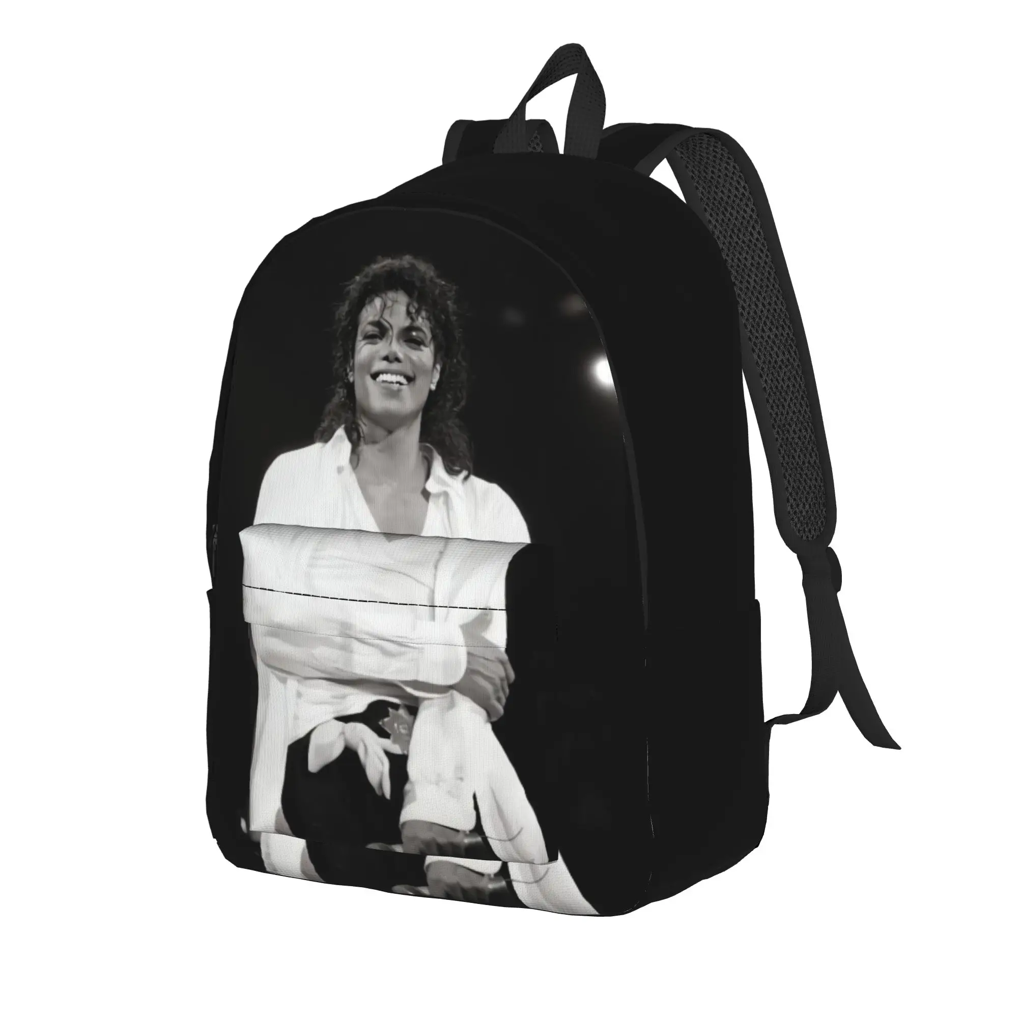 Michael Jacksons Musical Movie 2026 Backpack  Trekking Backpacks Teen Casual High School Bags Colorful Soft Rucksack