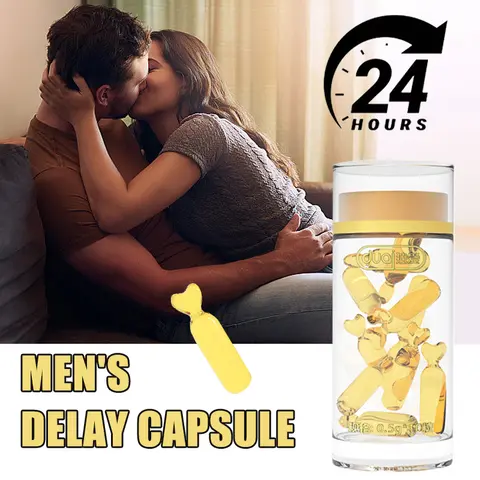 Penile erection delay capsule Men Big Dick lasting and firm Prolong sexxual Time enhance pleasure Not Numbing Massage Oil 18