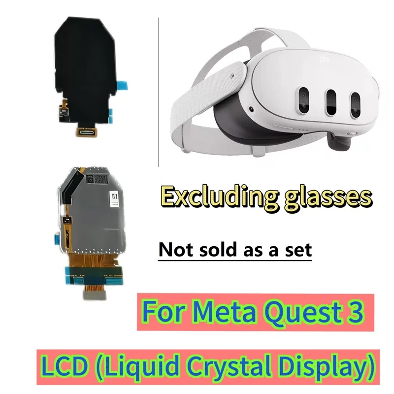Original LCD Display Screen Assembly for Meta Quest 3 VR Headset
