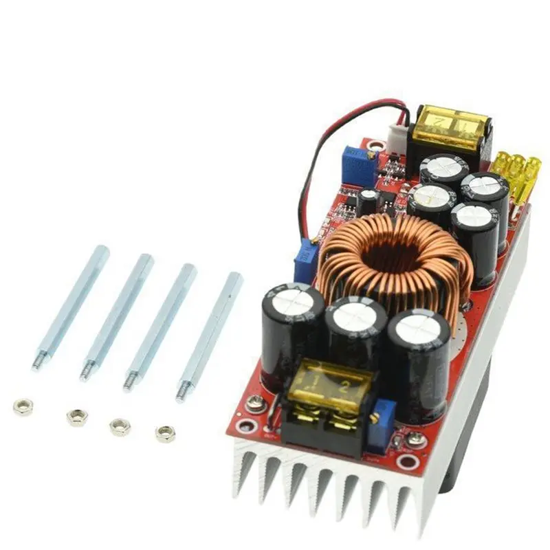 2X 1800W 40A DC-DC Boost Converter Step Up Power Supply Module 10-60V To 12-90V Adjustable Voltage -B61B