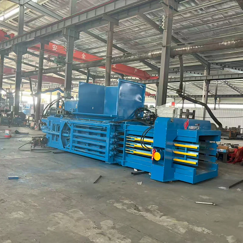 Automatic Horizontal Metal Baler Steel Copper Iron Wire Baling Press Machine Industrial Scrap Recycling Compactor Customized
