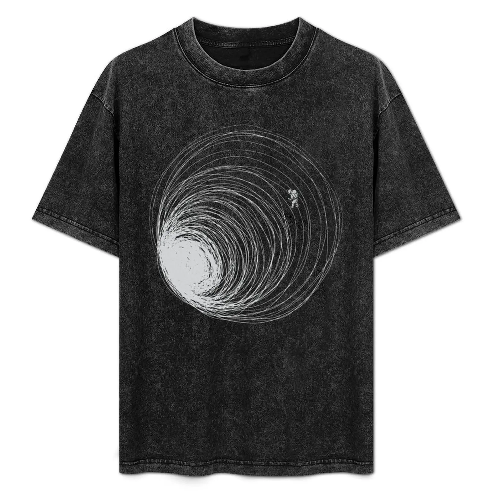 

Black Hole Astronaut Lost in Space by Tobe Fonseca T-Shirt Casual Street Style Short Sleeve Tee