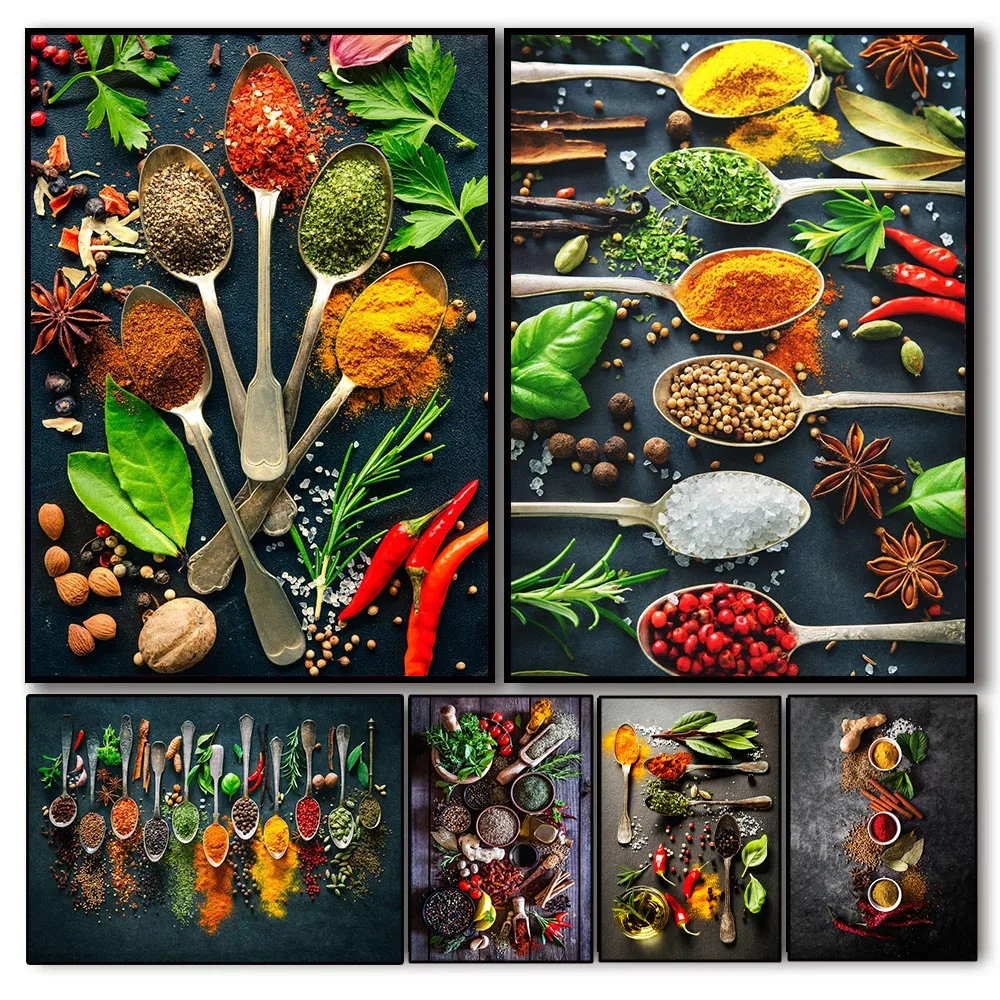 Herbs Spices Cooking Canvas Pa - огляд і ціна Home Cooking Restaurant