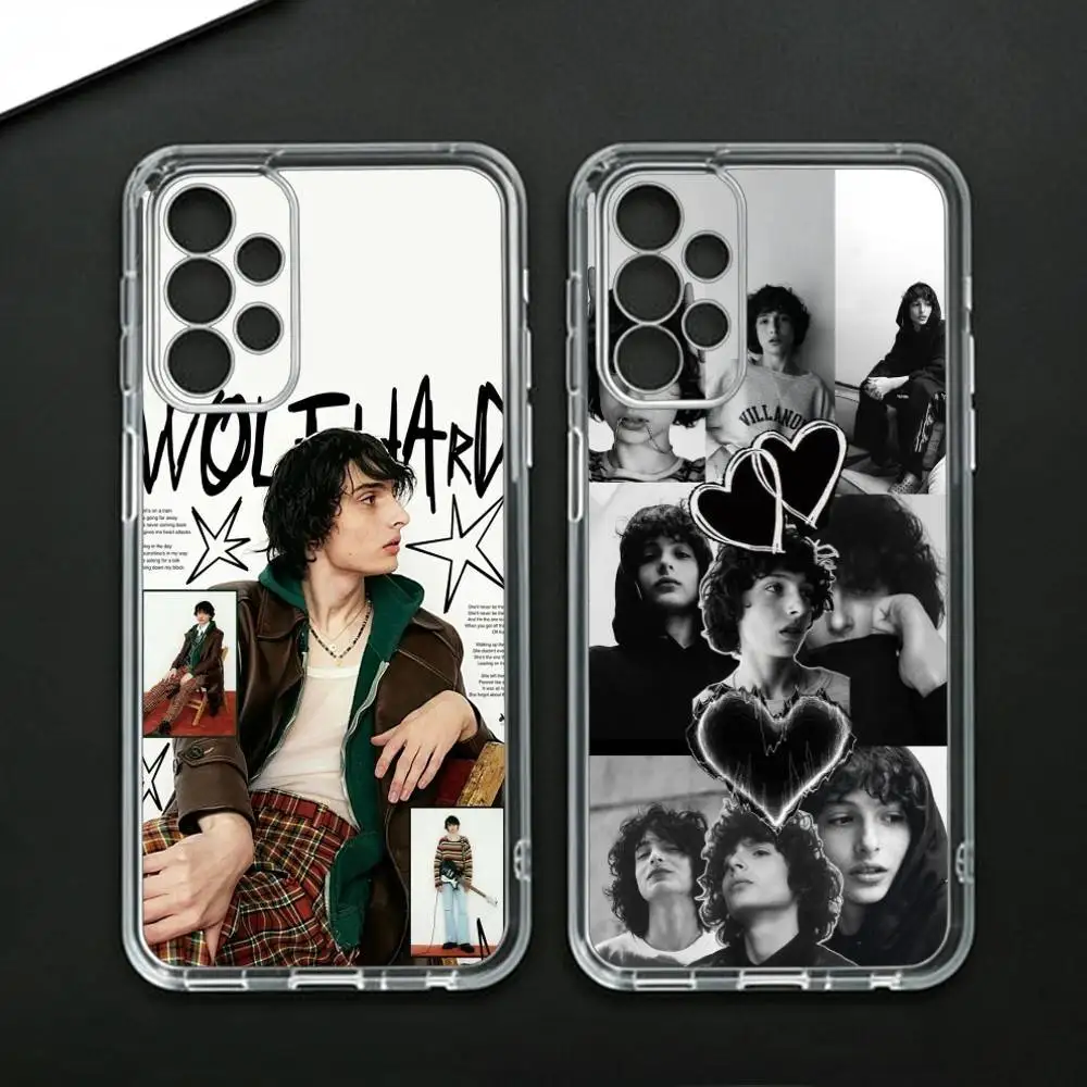 Finn Wolfhard Actor  Phone Case For Samsung Galaxy A71,A70,A52,A51,A40,A30 Transparent Cover