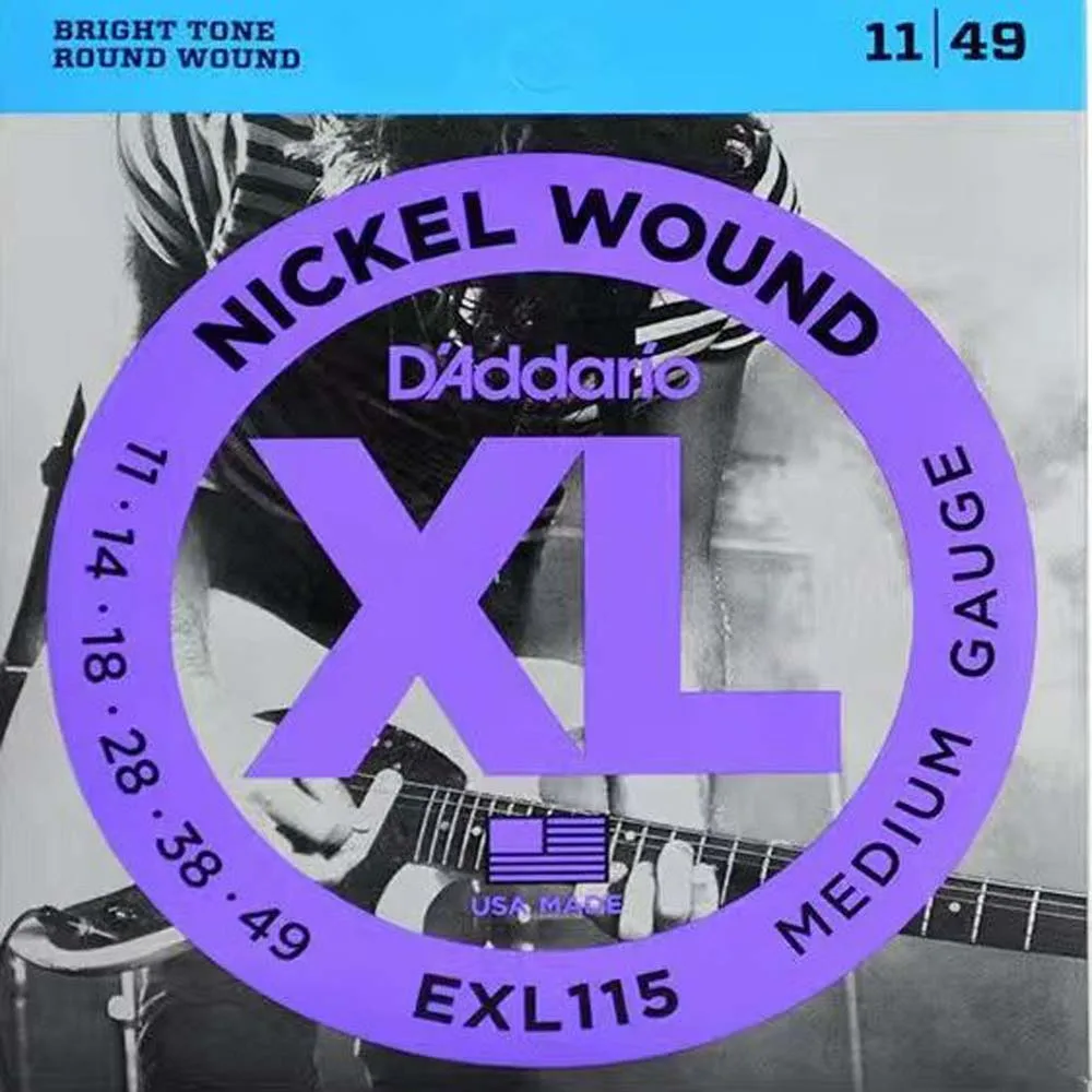 

D’Addario electric guitar string EXL110 EXL115 EXL120 EXL130 gland-plated entanglement full set of 6 guitar accessories