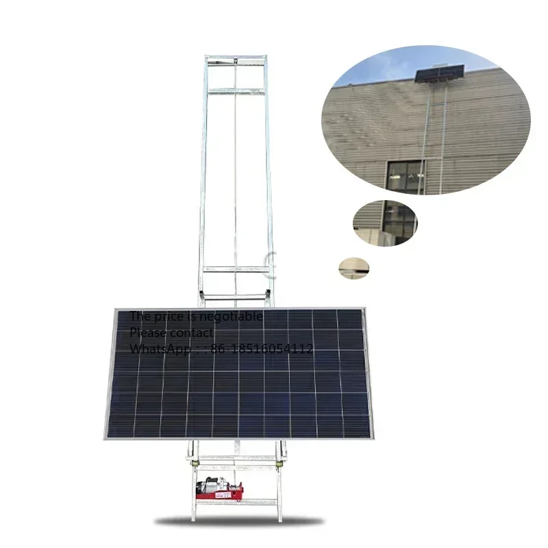 

12M Electric Cargo Hoist Elevator Lift Solar Panel Automatic Platform Indoor And Outdoor Decoration Hoist