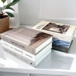 Luxury Home Decor Fake Book Storage Box Decorative Books Designer Coffee Table Books Bedroom Shooting Prop Fashion Magazine Boho