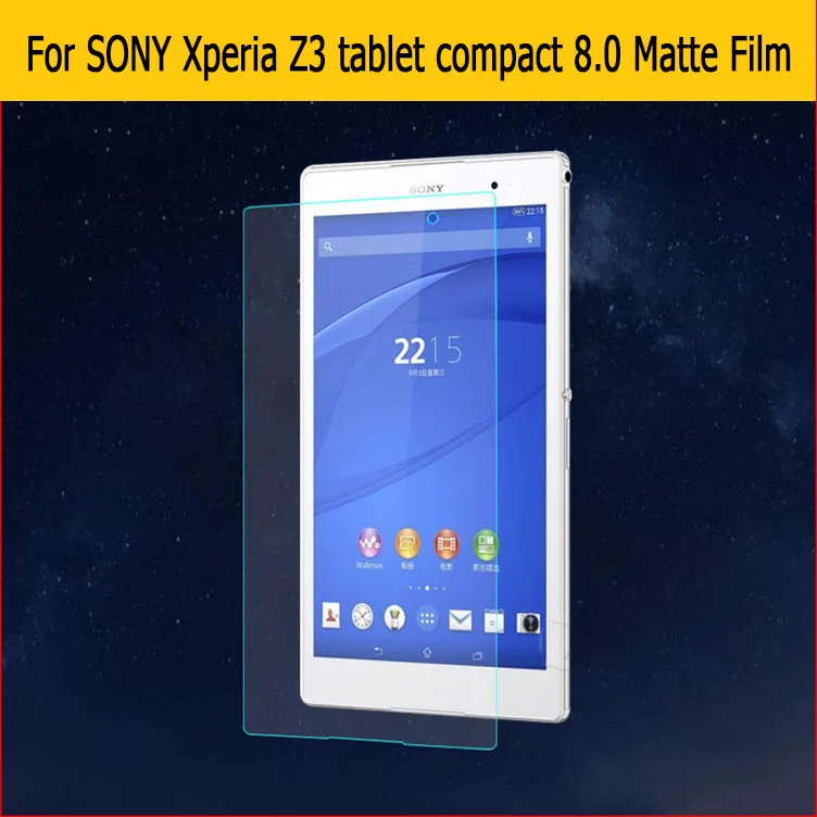 Anti-Glare screen protector matte film For Sony Xperia Z3 compact tablet 8.0