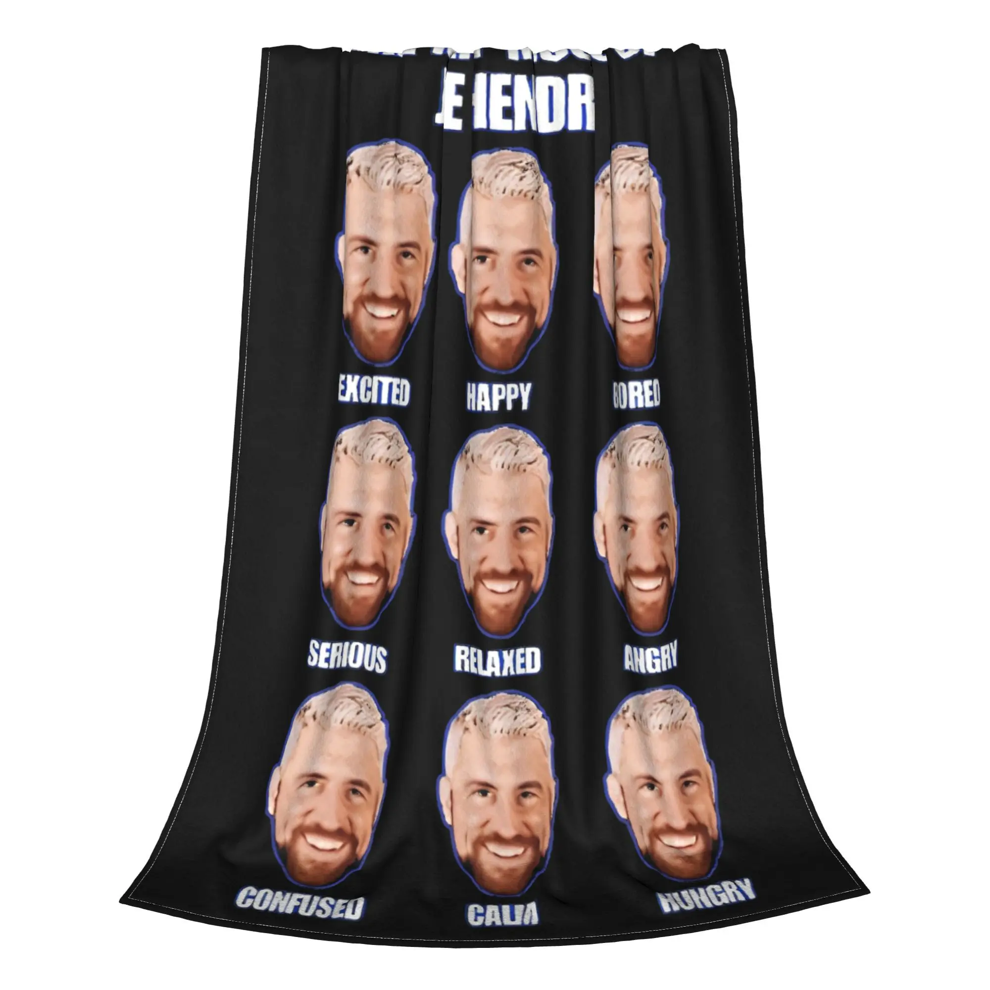 Super Soft Novelty I Believe In Joe Hendry Throw Blanket Premium Fleece Flannel Lightweight Bed Blanket Cozy Fluffy Blankets #5