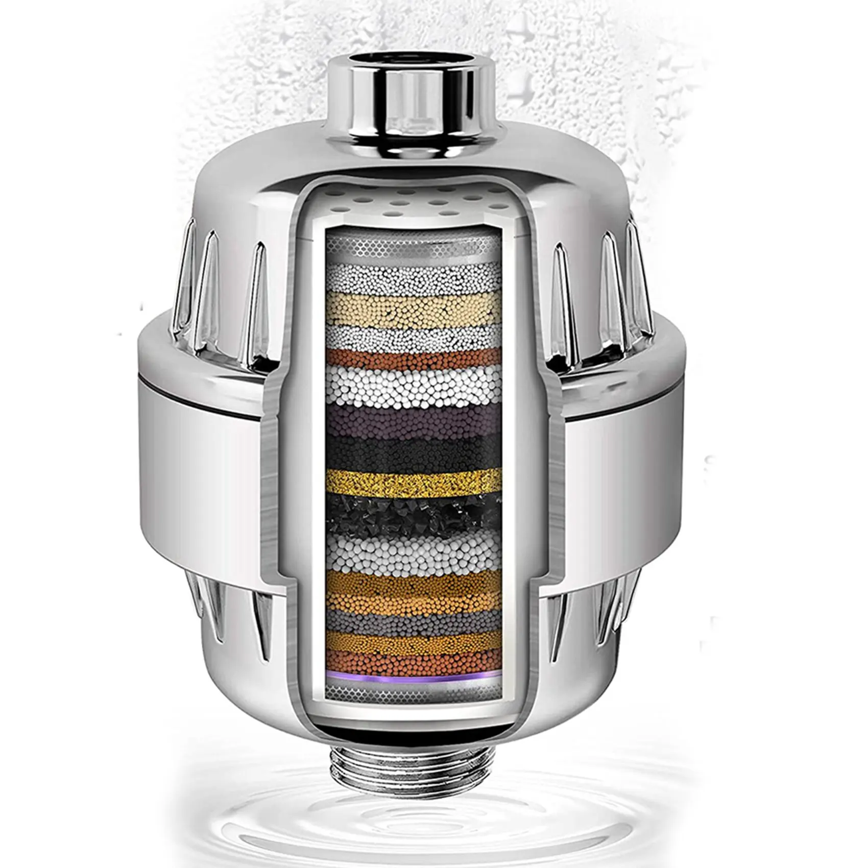 خرطوشة فلتر مياه الدش البديلة ذات 20 مرحلة A94E-3X (بدون مبيت)، متوافقة مع أي فلتر دش ذو تصميم مماثل