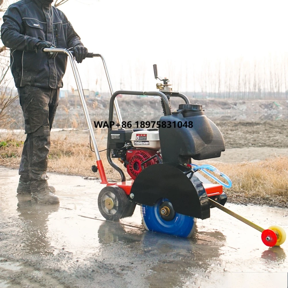 Q350 14 inch small concrete asphalt concrete sawing road cutting machine