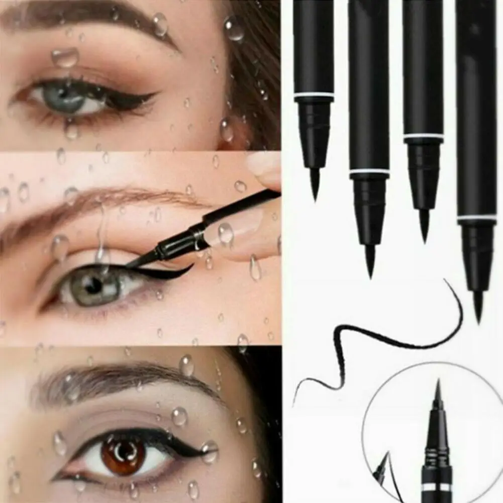 

Waterproof Matte Black Liquid Eyeliner Korean Makeup For Women Quick Dry Smooth Eye Liner Long Last Lower Eyelash Pen Cosmetics