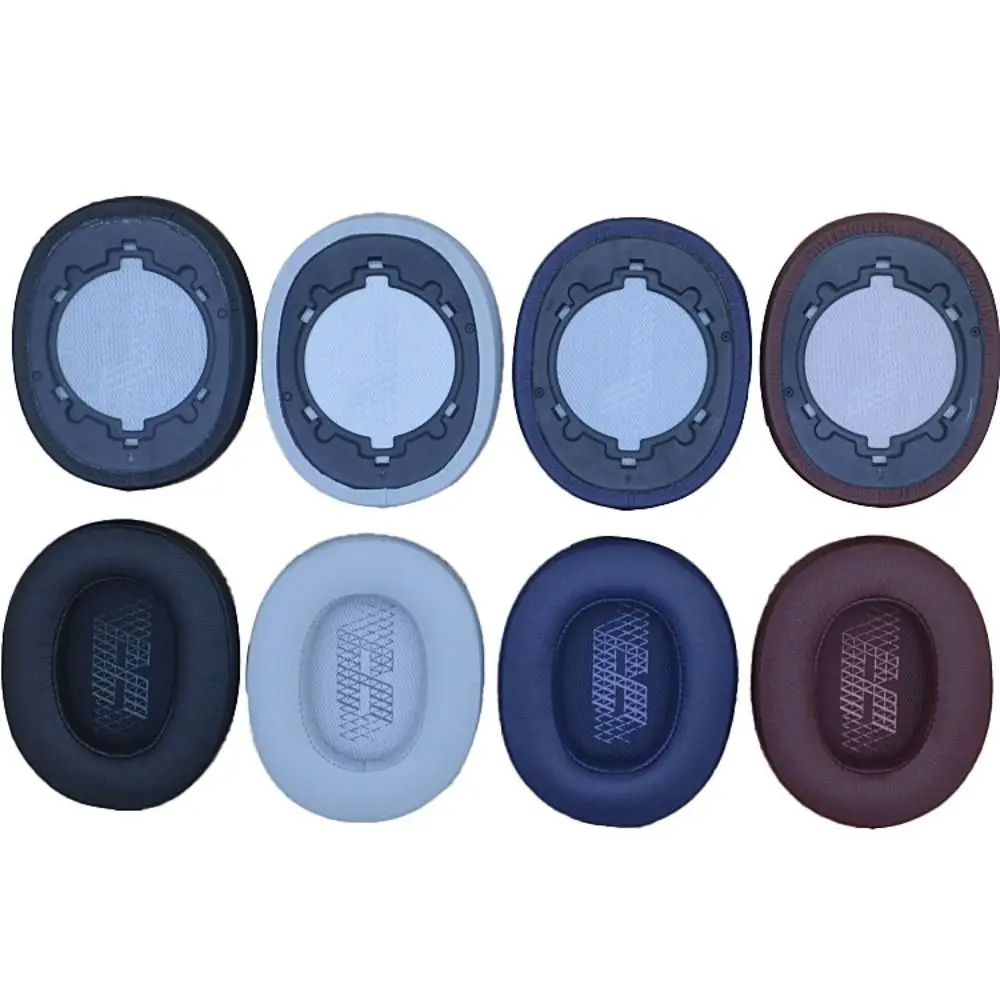1Pair Protein Leather Ear Pads Foam Sponge Replacement Headset Earmuff Earpads for JBL LIVE500BT for Headphone Accessories