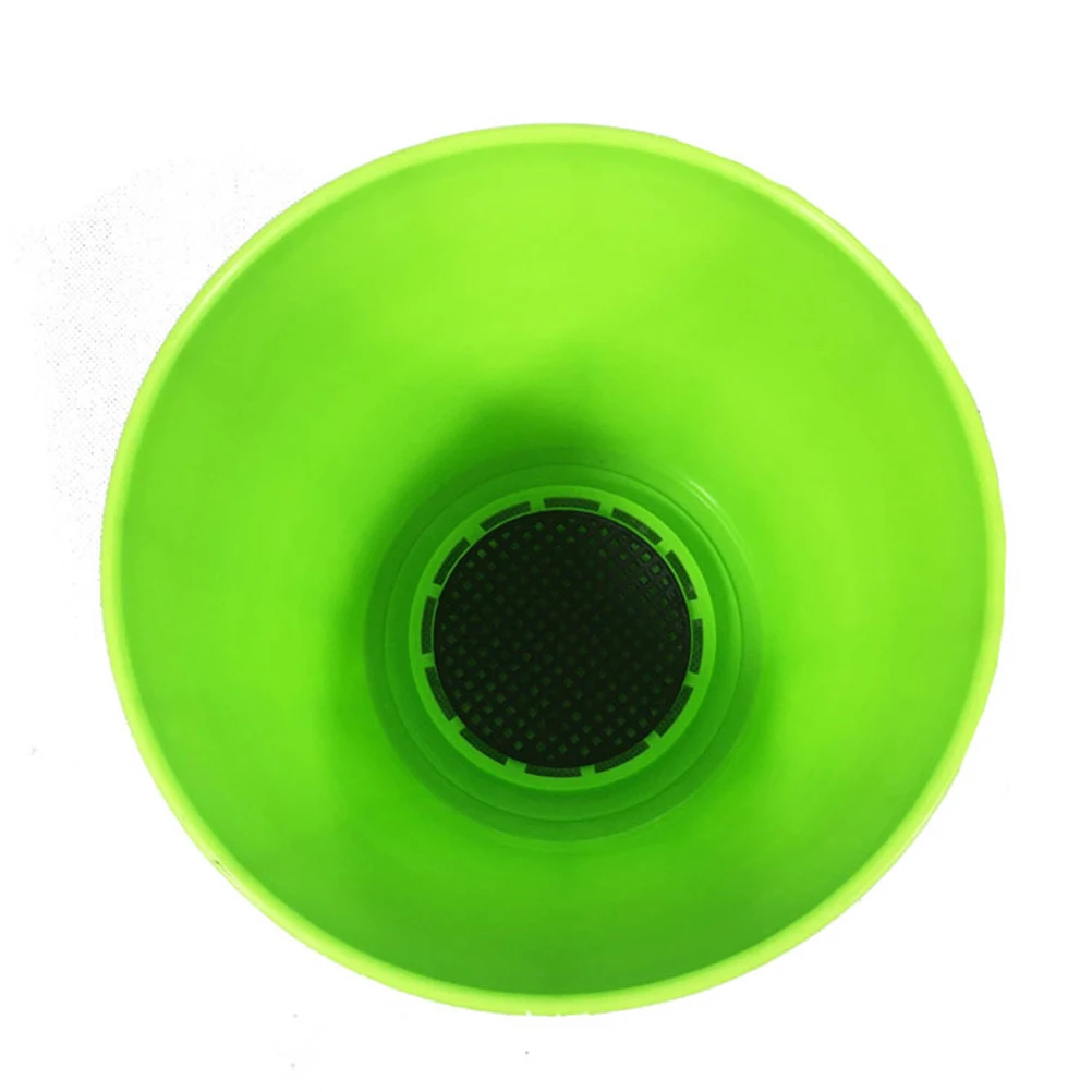 

24 pcs Plastic Mesh Pad 7.5Cm Diameter Bottom Grid Mat For Soil Retention Drainage Airflow Reusable Durable Plant Root Guard