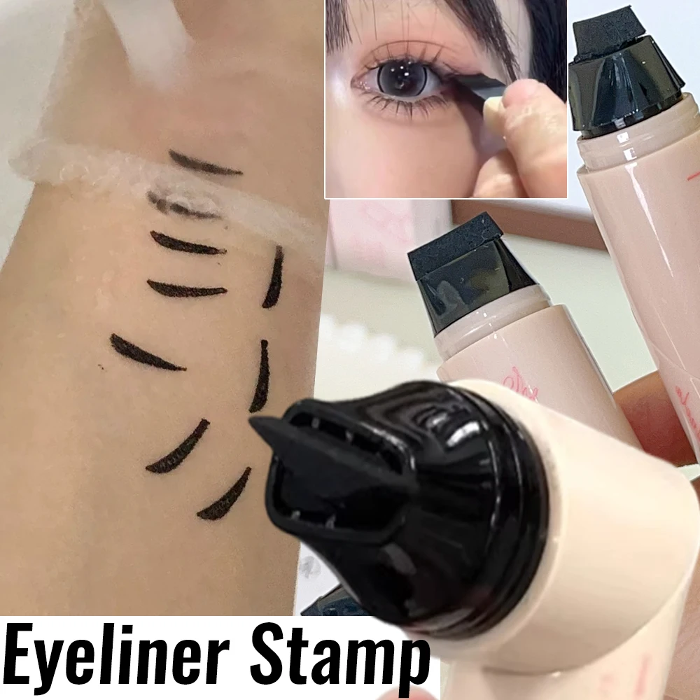 

Eyeliner Seal Precisely Outlines Eyeliner Stamp Long-lasting Waterproof Easy To Wear Eyeliners Beginners Makeup Cosmetic Tool