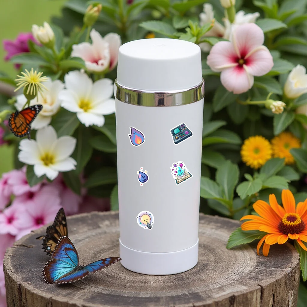 35 قطعة-100 قطعة ملصقات الكرتون اليقظة ملصقات العلوم الملونة اللوازم المدرسية لأجهزة الكمبيوتر المحمول الأمتعة سجل القصاصات #6