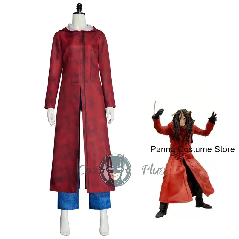 Movie Jigsaw Cosplay Costume Amanda Cape Outfits Saw Fancy Party Dress Up Cloak Pants Set for Party Halloween Costume Clothes