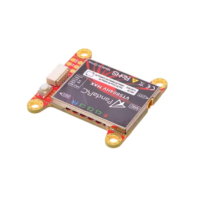 PandaRC new version VT5804HV MAX 5.8G 1W VTX image transmission OSD parameter tuning, crossing machine racing