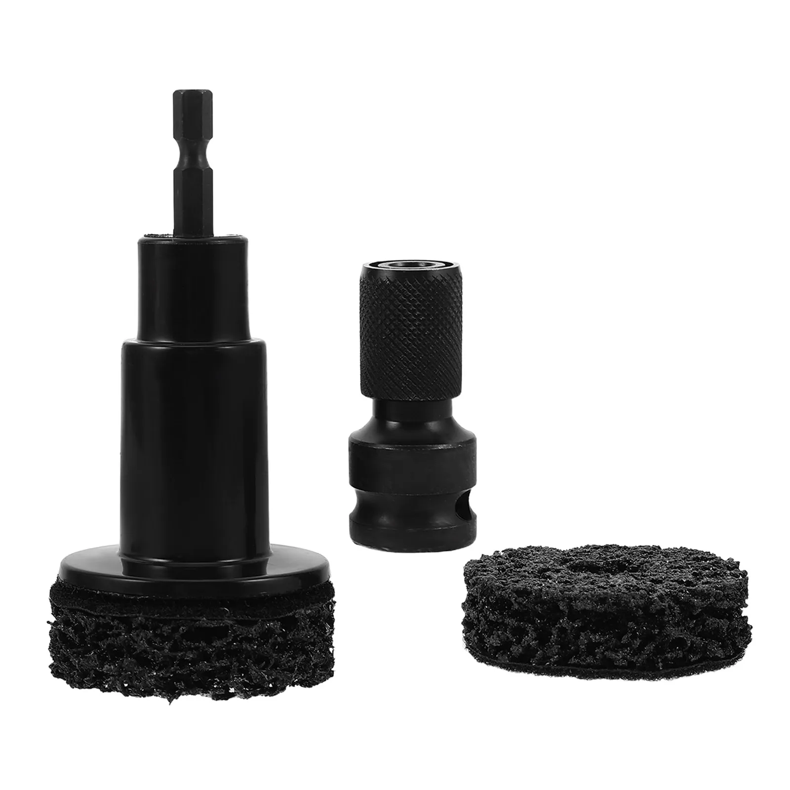 1Set Wheel Hub Polishing Kit Efficient Rust Removal Tool Set for Brake Hub Cleaning Car Tire Grinding Wheel Stud Cleaner Vehicle