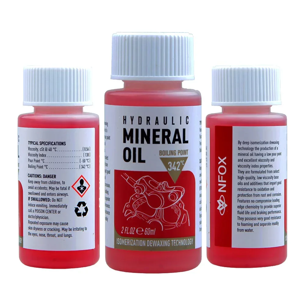 AliExpress NONE High Performance Bicycle Brake Mineral Oil - 60 Ml/2 Oz - for Shimano and Tektro Hydraulic Brake System Oil Fill Tool Kit