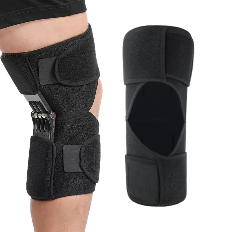 Knee Protection Booster Power Support Knee Pads Powerful Rebound Spring Force Sports Pain Relief Adjustable Spring Knee Brace